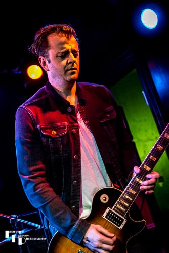 Adam Mackie on lead guitar