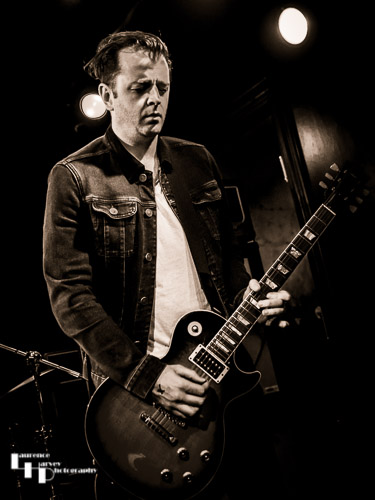 Adam Mackie on lead guitar