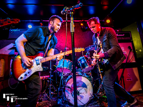 John Drake on lead vocals & guitar, Adam Mackie on lead guitar