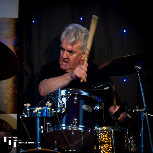 James Digings on drums