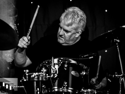 James Digings on drums