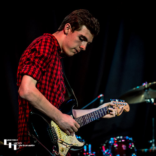 Cameron Evans on guitar