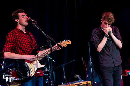 Ben White on harmonica & Cameron Evans on guitar