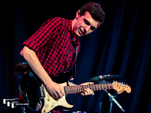 Cameron Evans on guitar