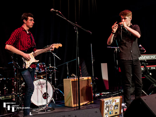 Ben White on harmonica & Cameron Evans on guitar