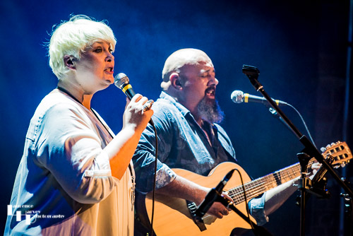 Yoka (Qureshi-Kuiper) on vocals & Big Ray (Qureshi) on guitar