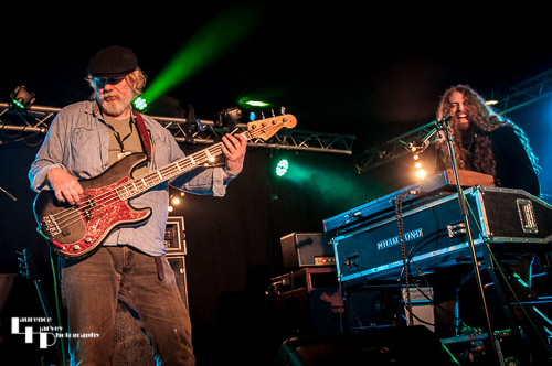 Atomic Rooster: Shug Millidge on bass & Adrian Gautrey on keys