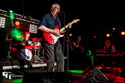 Caravan on stage at Cambridge Rock Festival