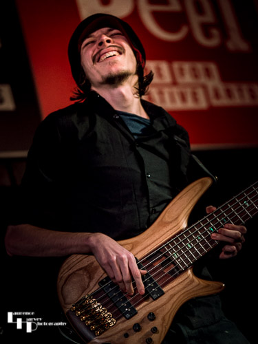 Adam Pyke on bass