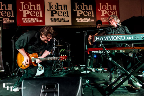 Catfish on stage at The John Peel Centre