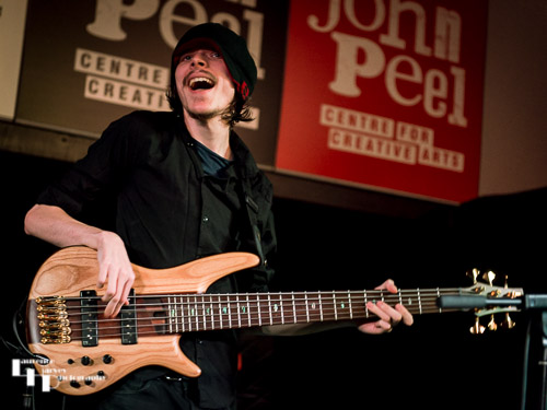 Adam Pyke on bass