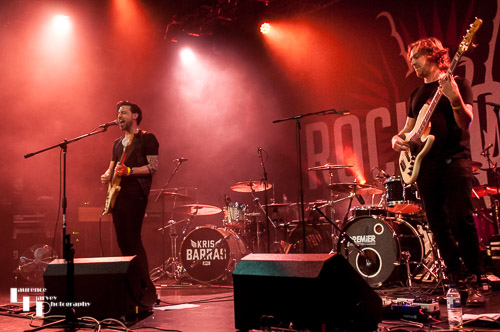 Dan Patlansky & his band on stage at Norwich Open