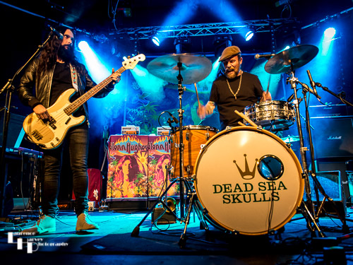 Ash Sheehan on drums & vocals, James Crutchley on bass