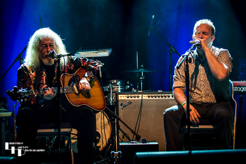 Dave Thomas & Gareth Tucker on stage at Norwich Arts Centre