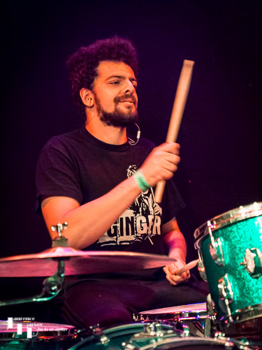 David Thomas on drums
