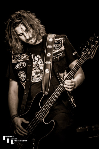 James Degnen on bass