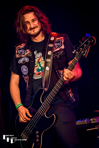 James Degnen on bass