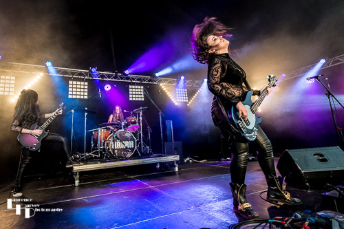 Häxan on stage at Cambridge Rock Festival