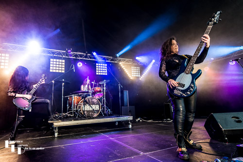 Häxan on stage at Cambridge Rock Festival