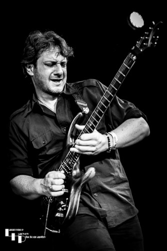 Hayley Griffiths Band: Mathieu Spaeter on guitar