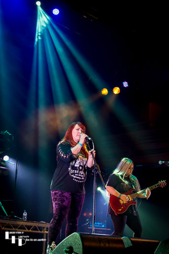 Lee Ainley on vocals & Tori Mai on rhythm guitar