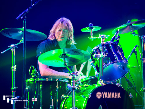 Dave Atkin on drums