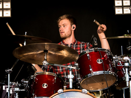 The Mentulls: Nick Colman on drums