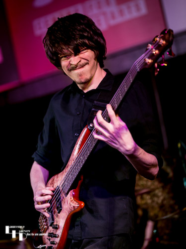 Adam Pyke on bass