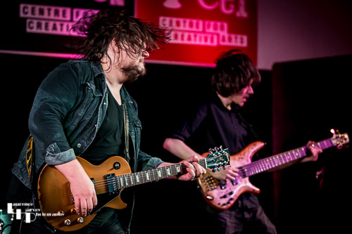 Matt Long on guitar & Adam Pyke on bass