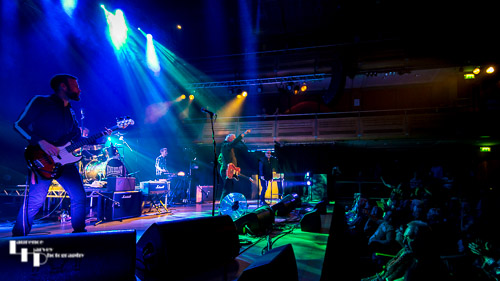 Nine Below Zero on stage at the Apex
