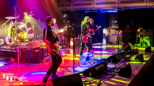 Nine Below Zero on stage at the Apex
