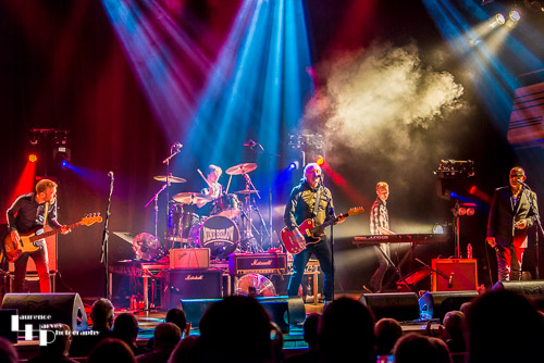 Nine Below Zero on stage at the Apex