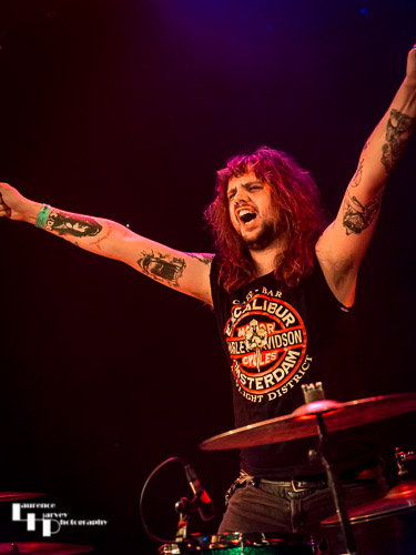 Brad Newlands on drums