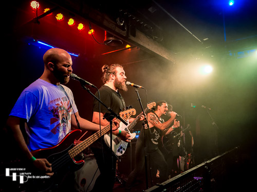Piston on stage at The Waterfront Studio