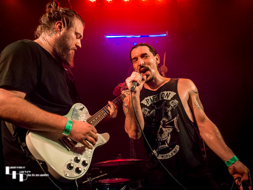 Rob Angelico on vocals & Luke Allatt on rhythm guitar