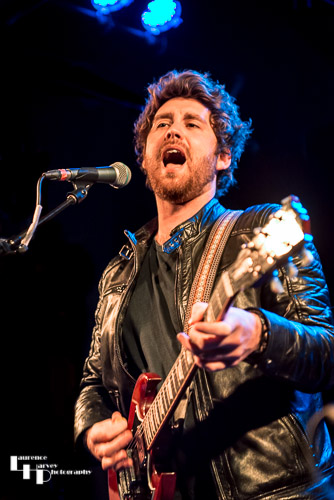 Ben Edwards on vocals and rhythm guitar