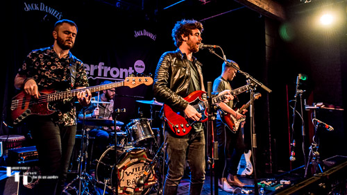 Rainbreakers on stage at The Waterfront