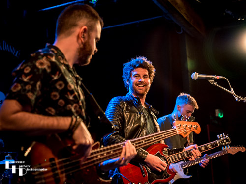 Ben Edwards on vocals and rhythm guitar, Ash Milburn on bass