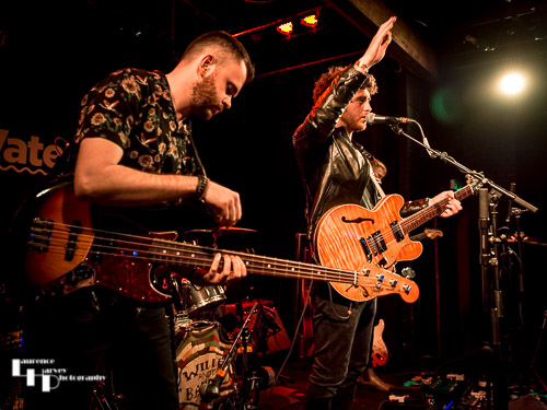 Ben Edwards on vocals and rhythm guitar, Ash Milburn on bass