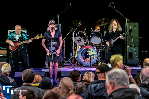 Roadhouse on stage at Cambridge Rock Festival