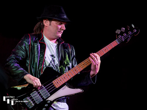 Leon Chapman on bass