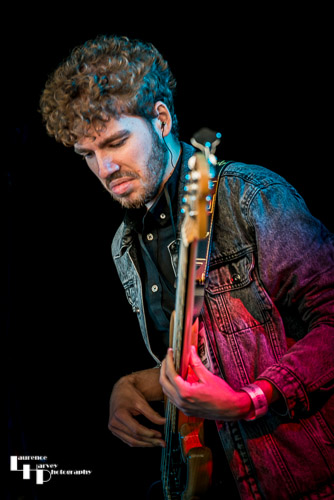Dan Collins on bass