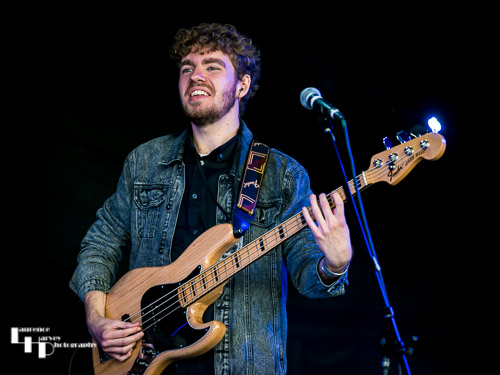 Dan Collins on bass