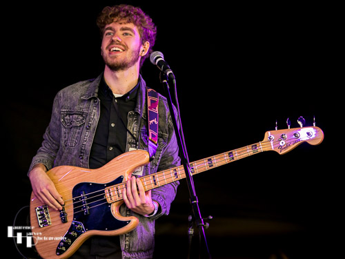 Dan Collins on bass