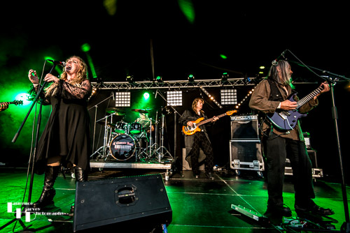 T Clemente Band on stage at Cambridge Rock Festival