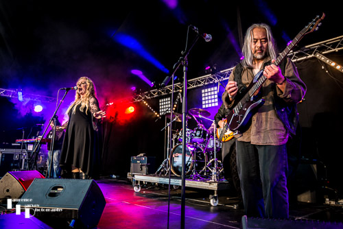 T Clemente Band on stage at Cambridge Rock Festival
