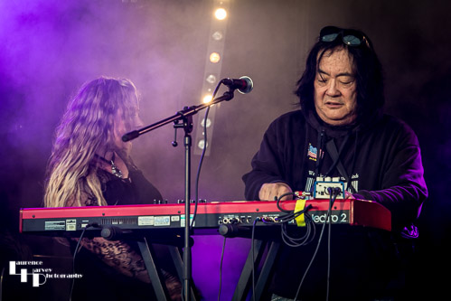 T Clemente Band: Bryan Yoshida on keys & Amanda Dieck on vocals