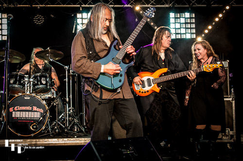 T Clemente Band on stage at Cambridge Rock Festival