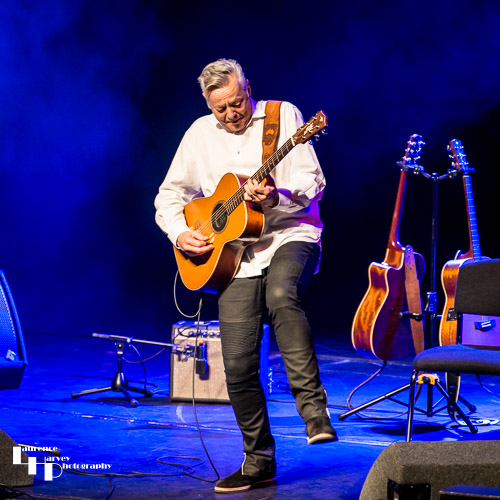 Tommy Emmanuel on stage at Cambridge Corn Exchange