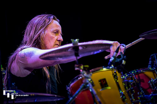 Jason Roberts on drums